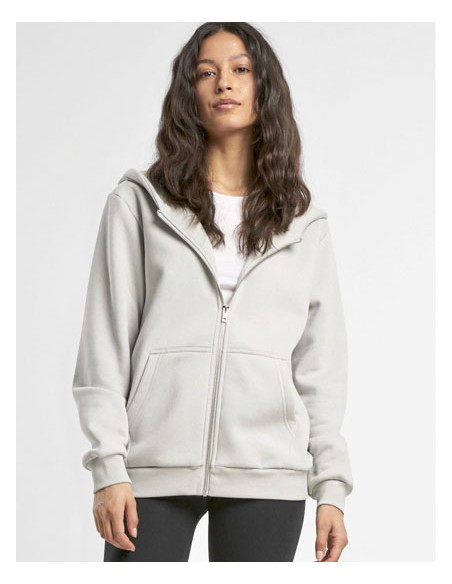 BUI-BY290-Ladies Fluffy Zip Hoody 2